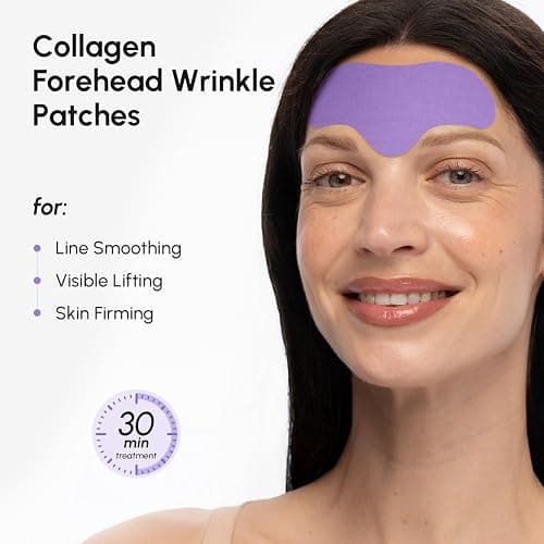 MAREE Forehead Wrinkle Patches – Collagen Wrinkle Patches with Retinol & Hyaluronic Acid for Face Lift – Fine Lines Deep Forehead Wrinkles Treatment Remover – Face Tape for Wrinkles Between Eyebrows thumbnail 2