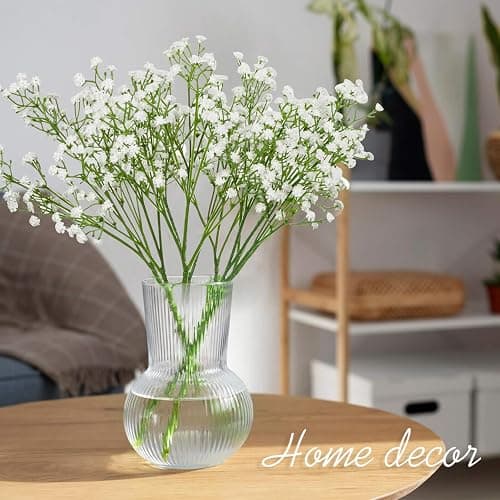 MAQIAHN 6 Baby Breath Artificial Flowers - Babies Breath Flowers Artificial Bulk Faux Flowers Bouquet White Flores Greenery Real Touch Fake Flowers Arrangements Wedding Centerpieces Tables Decorations thumbnail 4