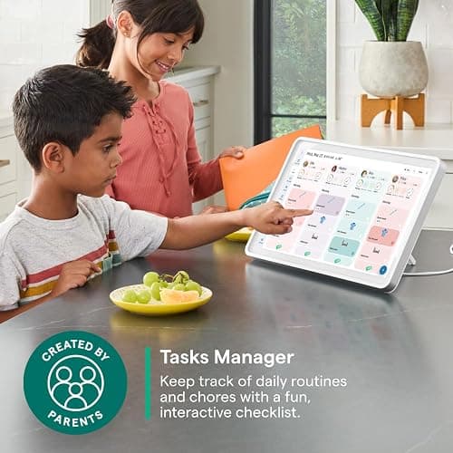 Skylight Calendar 2 - 15-inch Full HD Touchscreen Digital Calendar, Featured on Wirecutter - Wall Planner & Interactive Chore Chart, Smart Family Organizer, 16GB Storage, Wi-Fi, Wall Mount Included - Shadow Box, Silver thumbnail 4