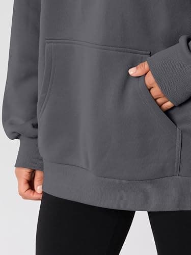 AUTOMET Womens Oversized Hoodies Trendy Pullover Sweatshirts | Comfrt Wear, Oversized Fit Soft Fleece Pullover, Perfect For Trendy Streetwear, College Outfits, And Daily Home Wear thumbnail 5