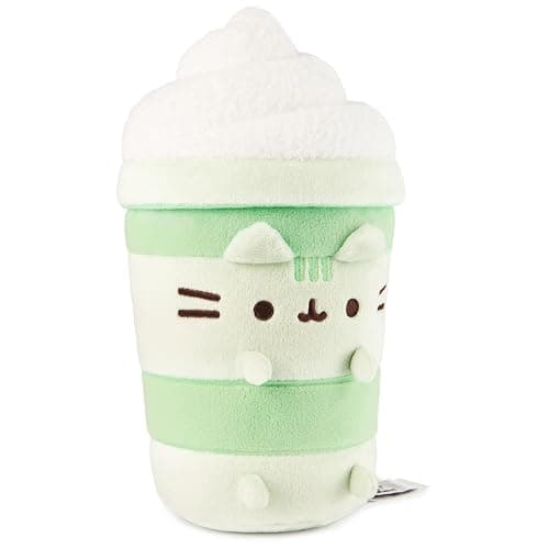 GUND Pusheen Sips Matcha Latte Plush, Matcha Tea, Toy Dessert Food Stuffed Animal for Ages 8 and Up, Green, 9.5” thumbnail 2