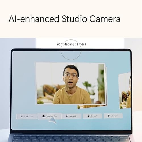 Microsoft Surface Laptop (2024), Windows 11 Copilot+ PC, 13.8" Touchscreen Display, Snapdragon X Elite (12 core), 16GB RAM, 1TB SSD Storage, Sapphire thumbnail 6