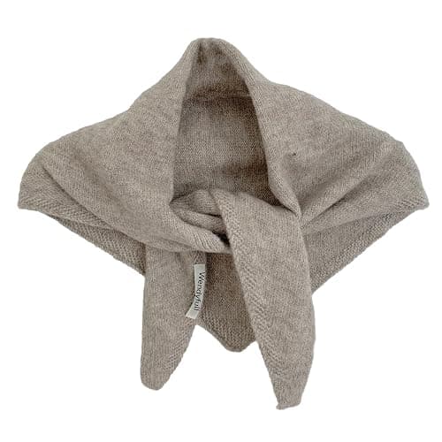 Wendyfull Triangle Scarf for Women Knitted Wool Headscarf Cashmere Feel Y2K Downtown Girl Aesthetic Streetwear Accessories - Image 1