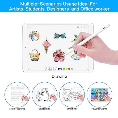 Stylus Pen for Apple iPad Pencil - iPad Pen A16 10th 9th 8th 7th 6th Gen for Apple Pencil 2nd Generation Compatible 2018-2025 iPad Pro M4 11-12.9 Inch iPad Air M2 M3 5th 4th 3rd Mini A17 6th 5th thumbnail 3