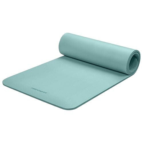 Retrospec Solana Yoga Mat Thick 1/2in Non-Slip Workout Mat with Nylon Strap - 72x24in Exercise Mat for Pilates, Stretching & Fitness - BPA Free, Easy Clean - Image 1