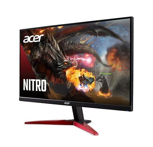 Acer Nitro KG241Y Sbiip 23.8” Full HD (1920 x 1080) VA Gaming Monitor | AMD FreeSync Premium Technology | 165Hz Refresh Rate | 1ms (VRB) | ZeroFrame Design | 1 x Display Port 1.2 & 2 x HDMI 2.0,Black thumbnail 7