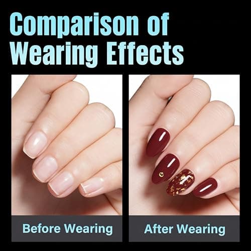 TOMICCA Short Almond Nail Tips, 240Pcs Half Matte Soft Acrylic Nail Tips, 12 Sizes Acrylic Pre-Shaped Nails, Full Cover False Nails Almond Press on Nails Short Fake Nails for Extension Nail thumbnail 6