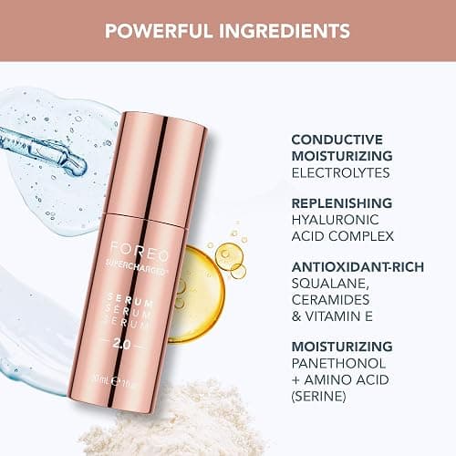 FOREO Fresh & Lifted Bundle - Luna 4 Plus Normal Facial Cleansing Brush + Supercharged SERUM 2.0, 1 oz - Near Infrared Light Treatment - Face Cleansing Massage Brush - Microcurrent Facial Device thumbnail 6