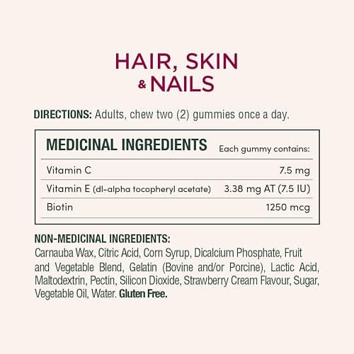 NATURE'S BOUNTY Hair, Skin & Nails, Helps Maintain Health of Hair, Skin & Nails, 450 g thumbnail 2