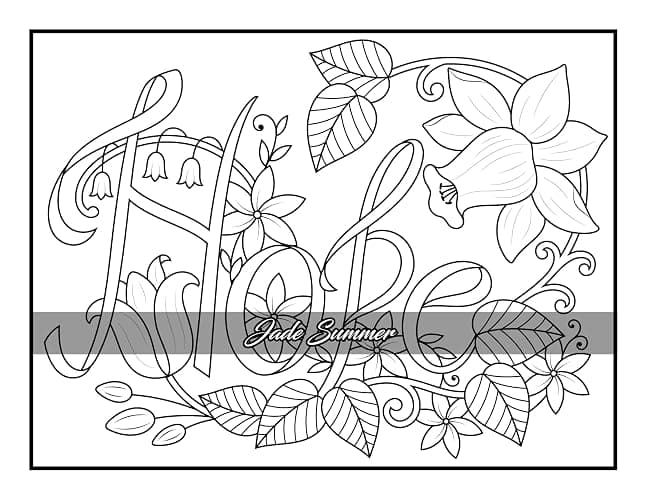 100 Flowers: An Adult Coloring Book with Bouquets, Wreaths, Swirls, Patterns, Decorations, Inspirational Designs, and Much More! thumbnail 93
