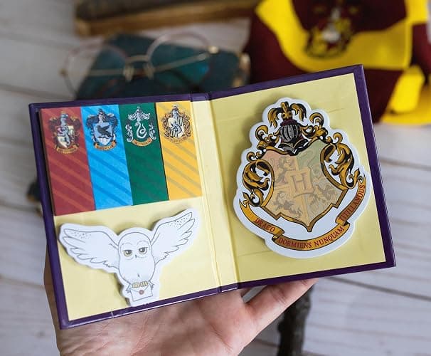 Harry Potter Hogwarts Sticky Note and Sticky Tab Box Set | Work Memo Notepad Stationery Paper, Home School Supplies for College Business | Wizarding World Gifts and Collectibles thumbnail 2