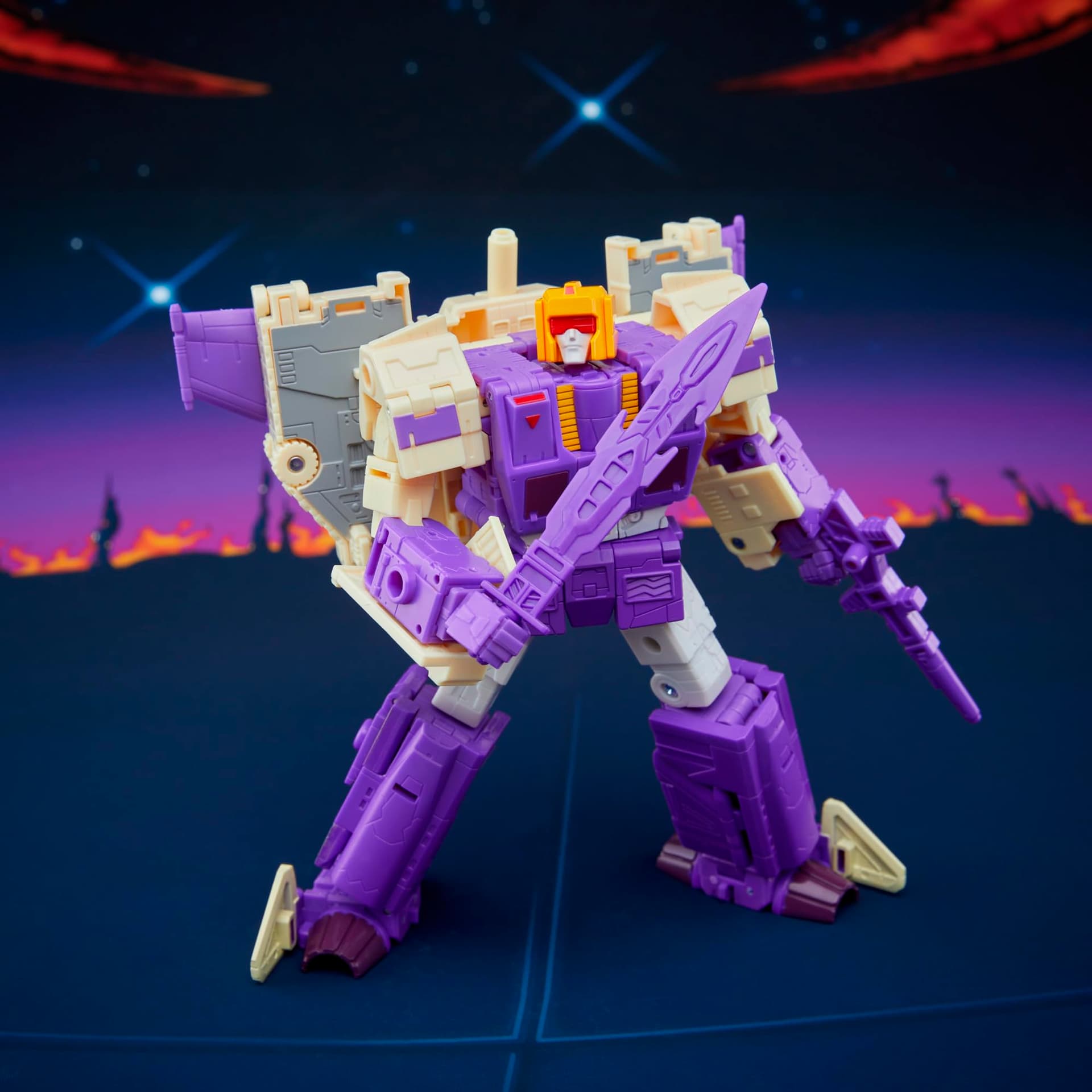 Transformers Studio Series The The Movie Blitzwing, Collectible 3-in-1 Converting 7-inch Leader Class Action Figure, 8+ thumbnail 5