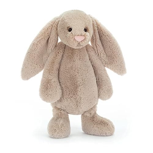 Jellycat Bashful Beige Bunny Stuffed Animal, Large 14 inches - Rabbit and Bunny Plush Toy - Classic Children's Gift - Large - 14" thumbnail 5