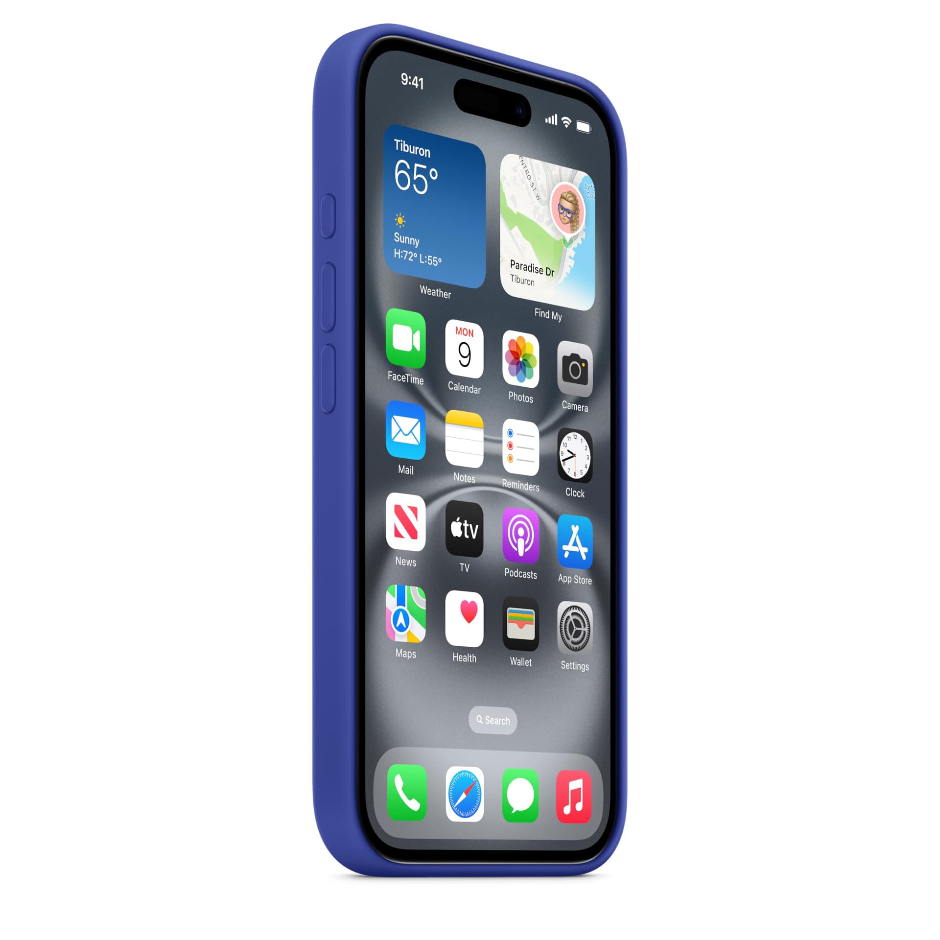 Apple Funda de silicón con MagSafe para el iPhone 16 - Color ultramarino thumbnail 5