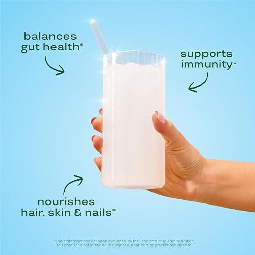 Bloom Nutrition Bovine Colostrum Powder with Vitamin B-12 for Gut Health, Immune Support, Hair Growth & Beauty Supplement | Unflavored, 25 Servings thumbnail 3