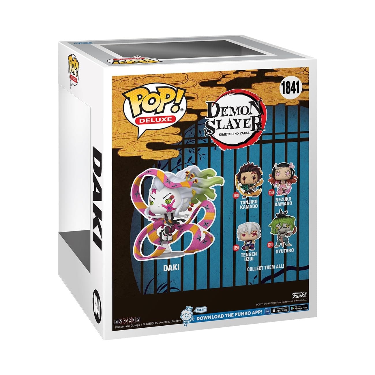 Funko Pop! Deluxe: DS - Daki - (Demon Form) - Demon Slayer - bewaker van de nacht, verzamelobject, vinylfiguur, cadeau-idee, officieel gelicentieerd product, speelgoed voor kinderen en volwassenen thumbnail 3