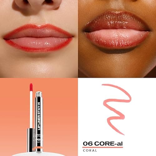 Sacheu Lip Liner STAY-N Peel Off Lip Stain — Long Lasting Matte Lip Tattoo Transfer Proof Lipstain Infused with Hyaluronic Acid & Vitamin E for All Skin Types — Vegan & Cruelty-Free, COREal thumbnail 2