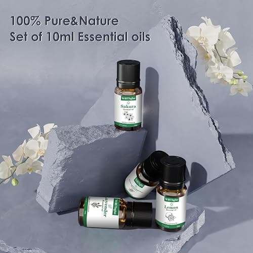 Aroma Diffuser Set for Essential Oils 500 ml Remote Control, 14 LED Colours & 4 Timer Settings - Ideal for Relaxation, Wellness & Aromatherapy thumbnail 11