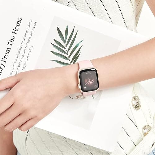 Sport Bands Compatible with Apple Watch Band 38mm 40mm 41mm 42mm 44mm 45mm 46mm 49mm, Soft Silicone Sport Strap Wristbands for iWatch Ultra 3 2 1, Series 11 10 9 8 7 6 5 4 3 2 1 SE Women Men, 6 Pack thumbnail 5
