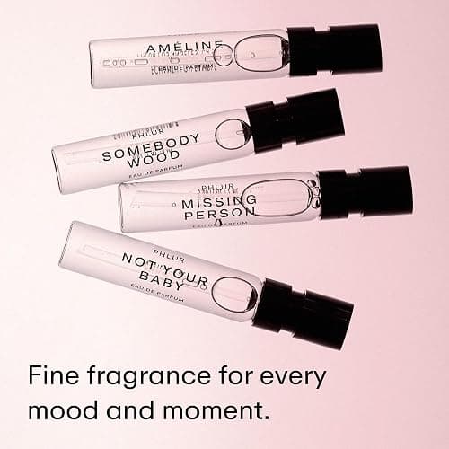 PHLUR Fragrance Discovery Set (2024) - 8pc Perfume Sample Set ft. Missing Person & Father Figure - 2mL Mini Perfume Fine Fragrance Samples (8 x 2mL) thumbnail 4