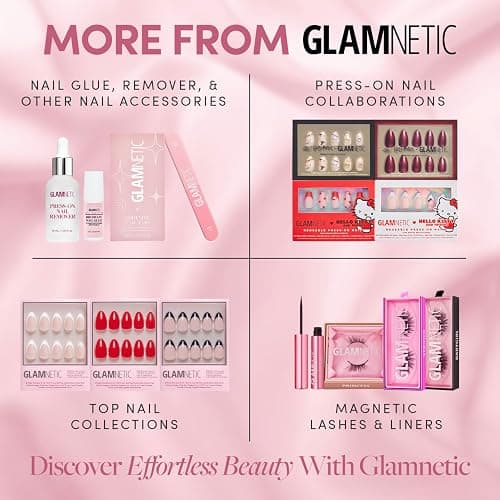 Glamnetic Press On Nail Remover | Odorless, No Acetone, Gentle Press-On Nail Remover Serum for Fake Nails | 30 ml/1.01 fl. oz. thumbnail 6
