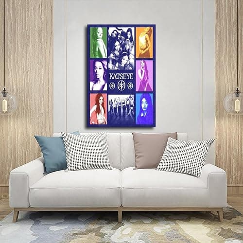 KATSEYE (10) Canvas Poster Wall Art Decor Print Picture Paintings for Living Room Bedroom Decoration Frame-style 08x12inch(20x30cm) thumbnail 5