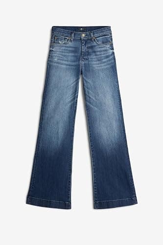 7 for All Mankind Women's Petite Size The Tailorless Dojo Trouser Jean (Short Inseam) thumbnail 6