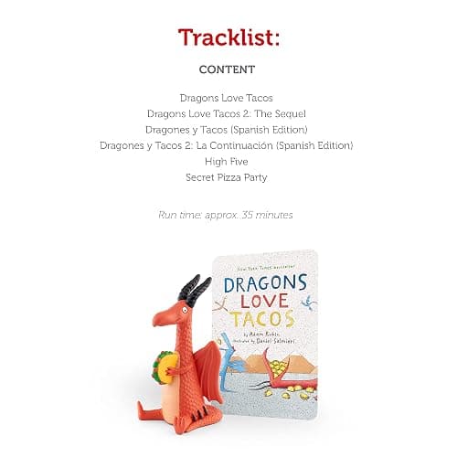 Tonies Dragons Love Tacos & Friends Audio Toy Figurine [English/Spanish] thumbnail 4