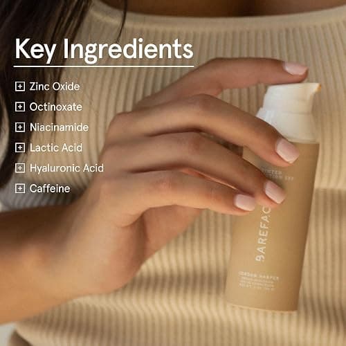 Barefaced Tinted Protection SPF 50+ – Broad-Spectrum Sunscreen with Zinc Oxide, Niacinamide & Hyaluronic Acid – Oil-Free UV Protection, Hydration & Anti-Aging with Universal Tint (60ml) thumbnail 5