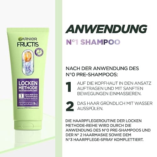 Garnier Lot de 4 soins capillaires hydratants pour toutes les boucles - Répare et revitalise - Avec acide gras hyaluronique et karité - Pré-shampooing, masque capillaire et spray thumbnail 5
