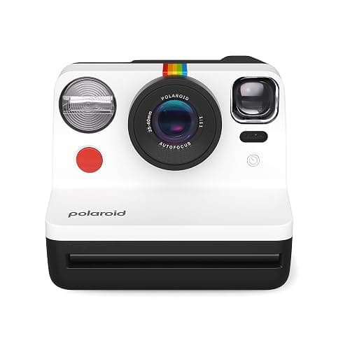 Polaroid Now 2nd Generation I-Type Instant Film Camera - Black & White (9072) - Image 1