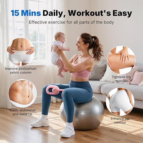 MERACH Thigh Master Thigh Trainer, Pelvic Floor Muscle Trainer for Women, Inner Thigh Exerciser for Home, Pelvic Floor Strengthening Device thumbnail 3