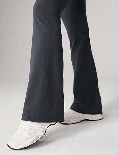 UNISSU Hugcurve No Front Seam High Waisted Flare Leggings for Women Bootcut Yoga Pants Buttery Soft - 29.5''/31.5''/33.5'' thumbnail 4