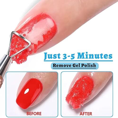 LOUINSTIC Gel Polish Remover: Professional Gel Nail Polish Remover for Nails, 3-5 Minutes Easy Quick Gel Nail Remover thumbnail 2