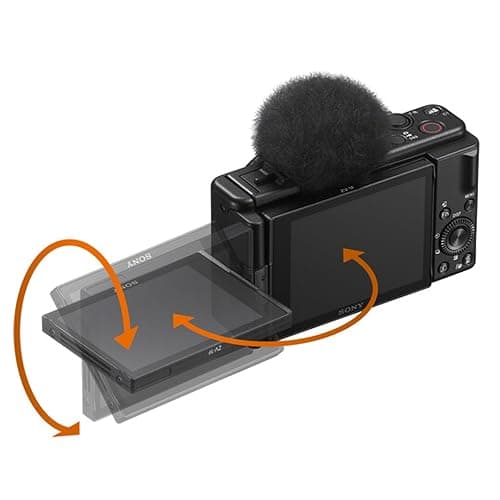 Sony ZV-1F Content Creator's Ultimate Kit: 128GB Extreme Memory, Mic, Video Light, Editing Software U-Grip, and Tripod Bundle (21pc) thumbnail 4