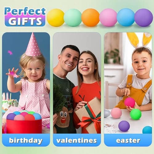 OGNI ORA 24 PCS Stress Balls for Adults and Kids Fidget Toys Party Bag Fillers for Kids Squeeze Sensory Fidget Toy Soft Squishy Ball for Anxiety Stress Relief thumbnail 7