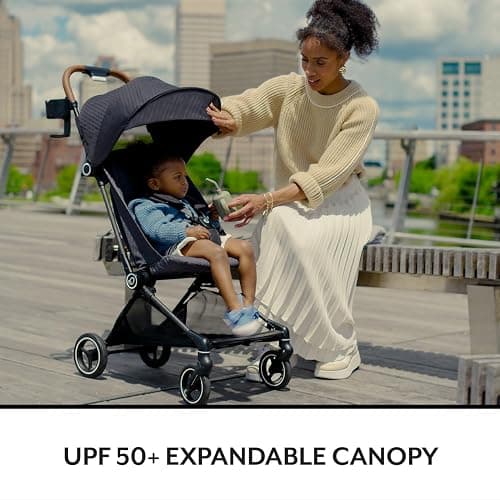 Evenflo Hummingbird Ultra-Lightweight Carbon Fiber Stroller (Crest Gray) thumbnail 4
