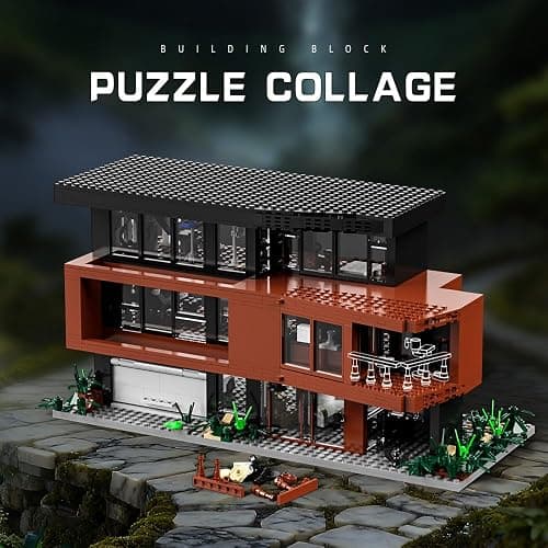 NETEHU Romance Films Fans Architecture Blocks，House Building Set House Present for Adult Halloween Christmas Valentine (979Pcs Mini Bricks) thumbnail 5