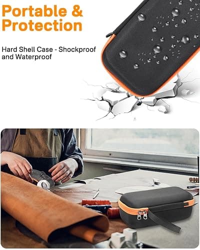 RAIACE Hard Storage Case Compatible with WORX WX082L/ WX081L ZipSnip Cordless Electric Scissors, Protective Carrying Bag. (case only)-Black thumbnail 6