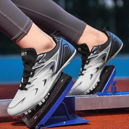  Track Spikes Shoes  Racing Jumping Sprint Shoe thumbnail 8