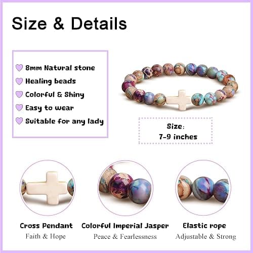 JoycuFF Teen Jewelry Bracelets for Teen Teenage Gifts Ideas Trendy Stuff, 6 8 9 10 11 12 13th 16 Year Old Birthday East Christmas Gifts thumbnail 6