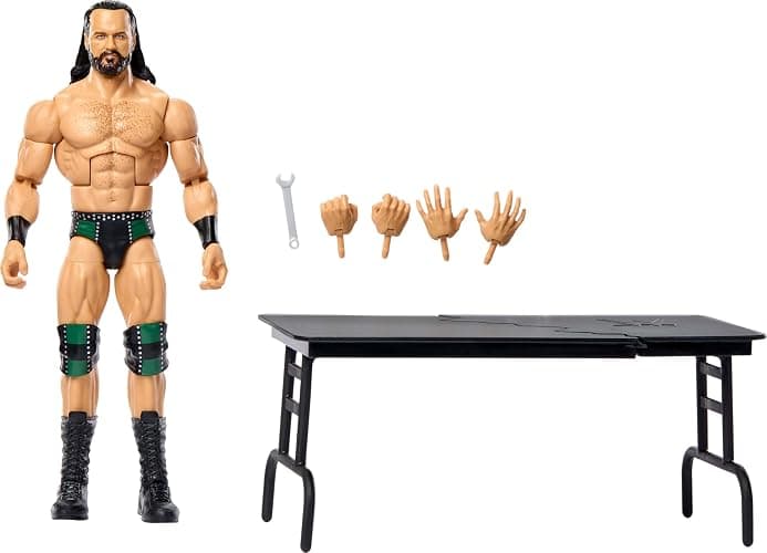 Mattel WWE Elite Action Figure & Accessories, Series #123 Set, 6-inch Collectible Drew McIntyre with 25 Articulation Points & Swappable Hands - Image 1
