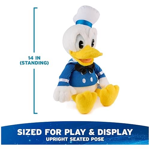 GUND Disney Official Donald Duck Classic Plush, Mickey and Friends, Deluxe Collector Stuffed Animal for Ages 1 and Up, Blue/White, 14” thumbnail 3