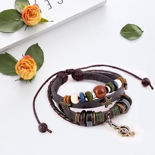 Canvas Messenger Bag for Women, Grunge Bag with Fairy Grunge Bracelet, Crossbody Bag with Bracelets Fairy Grunge Clothes thumbnail 6