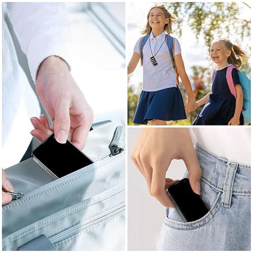 Zylofy Mini Phone 3.0" Unlocked Mini Smartphone for Kids World's Smallest Cell Phone Quad Core Dual Sim Card Face ID Android Compact Small Mobile Phones for Student Pocket 2GB+16GB Pink thumbnail 7