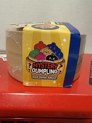 Crazy Fun Mystery Dumpling Squishy Toy 5 inch Diameter (Gold Glitter Mystery) thumbnail 2