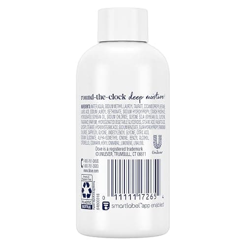 Dove Body Wash Deep Moisture for 24hr Lotion-Soft Skin Moisturizing Skin Cleanser with No Sulfates No Parabens 3 oz thumbnail 2