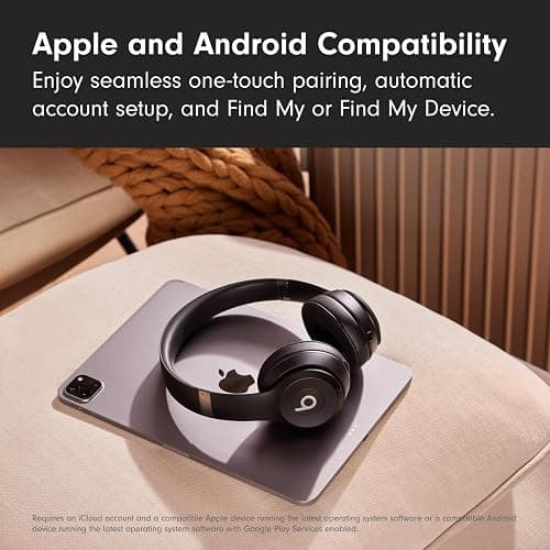 Beats Solo 4 - Wireless Bluetooth On-Ear Headphones, Apple & Android Compatible, Up to 50 Hours of Battery Life - Matte Black thumbnail 7