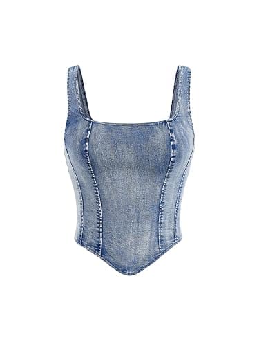 Denim Corset top - Image 1