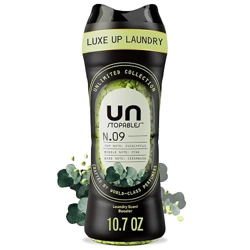 Downy Unstopables Unlimited Collection In-Wash Laundry Scent Booster Beads, No. 09, Fine Fragrance, Long-Lasting Fresh Scent Beads, 10.7 oz - Image 1